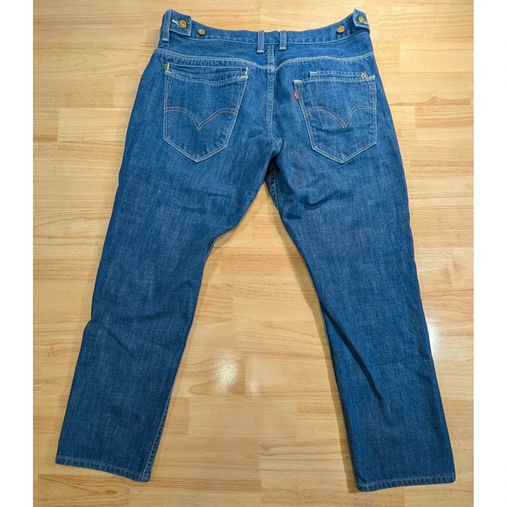 Levis 511 Engineered Jeans‎ Mens 36x30 Blue 100% Cotton Medium Wash Denim Pants